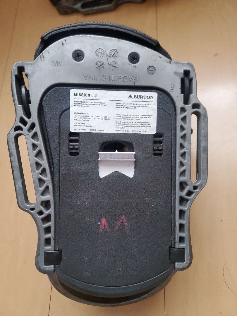 BURTON CUSTOM MISSION EST Binding サイズM