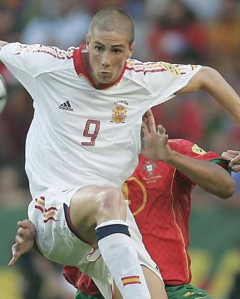 ウェア F. TORRES #9 Spain away 2004/05 2 layers