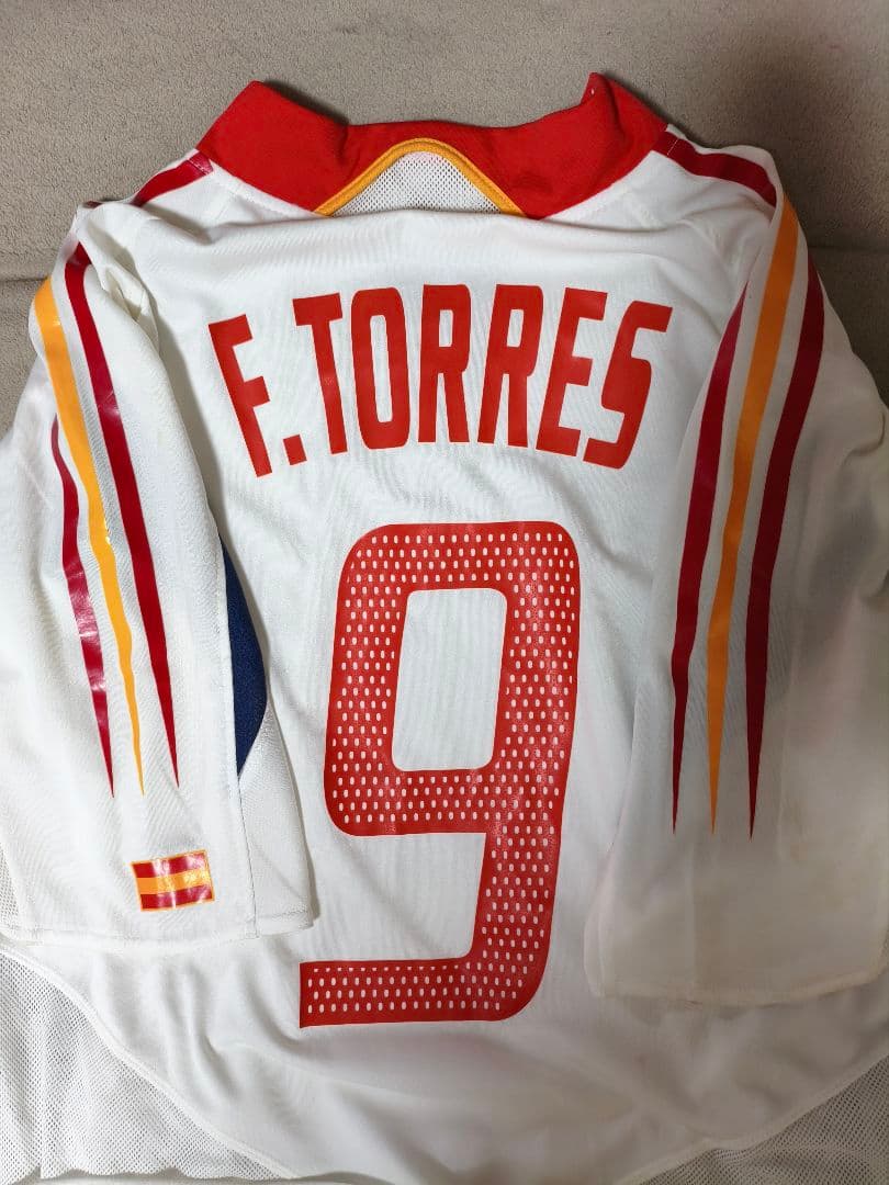ウェア F. TORRES #9 Spain away 2004/05 2 layers