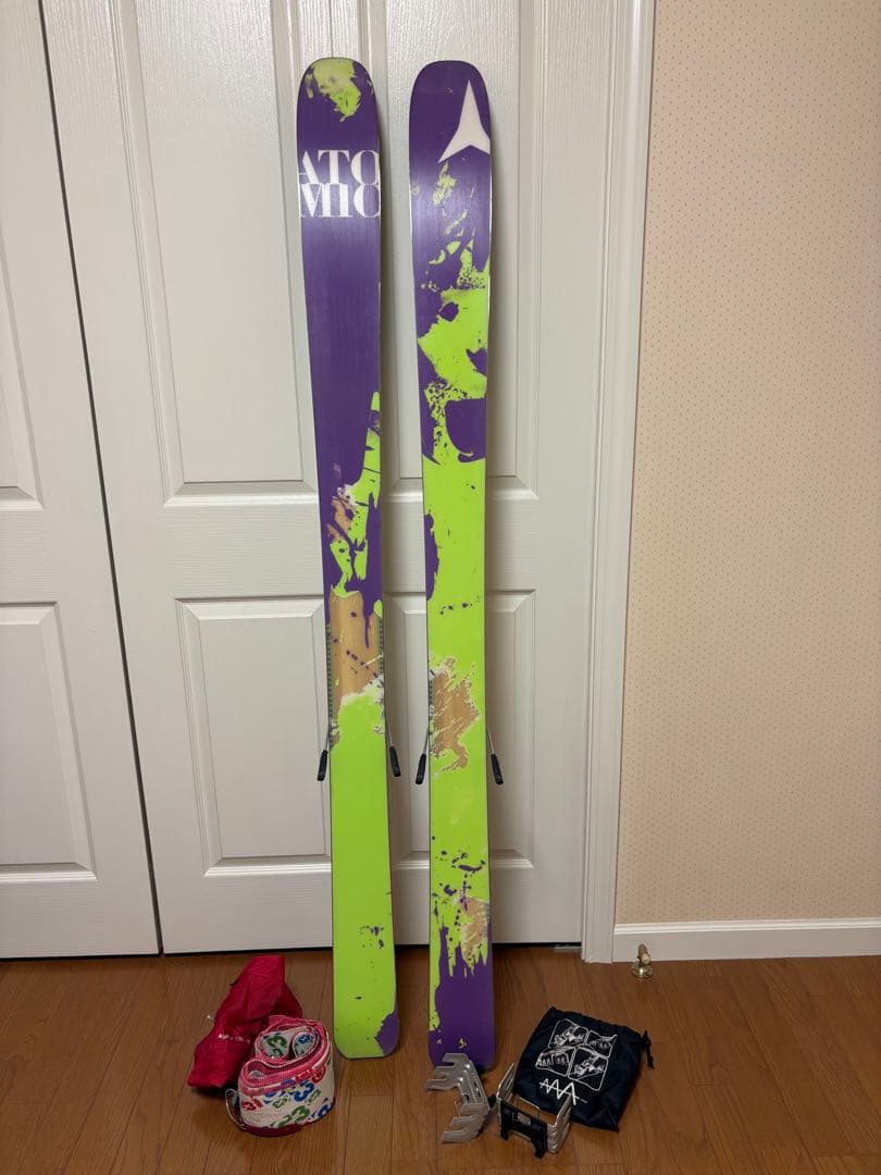 ATOMIC CENTURY 176cm ビンディング、クトー、シール セット