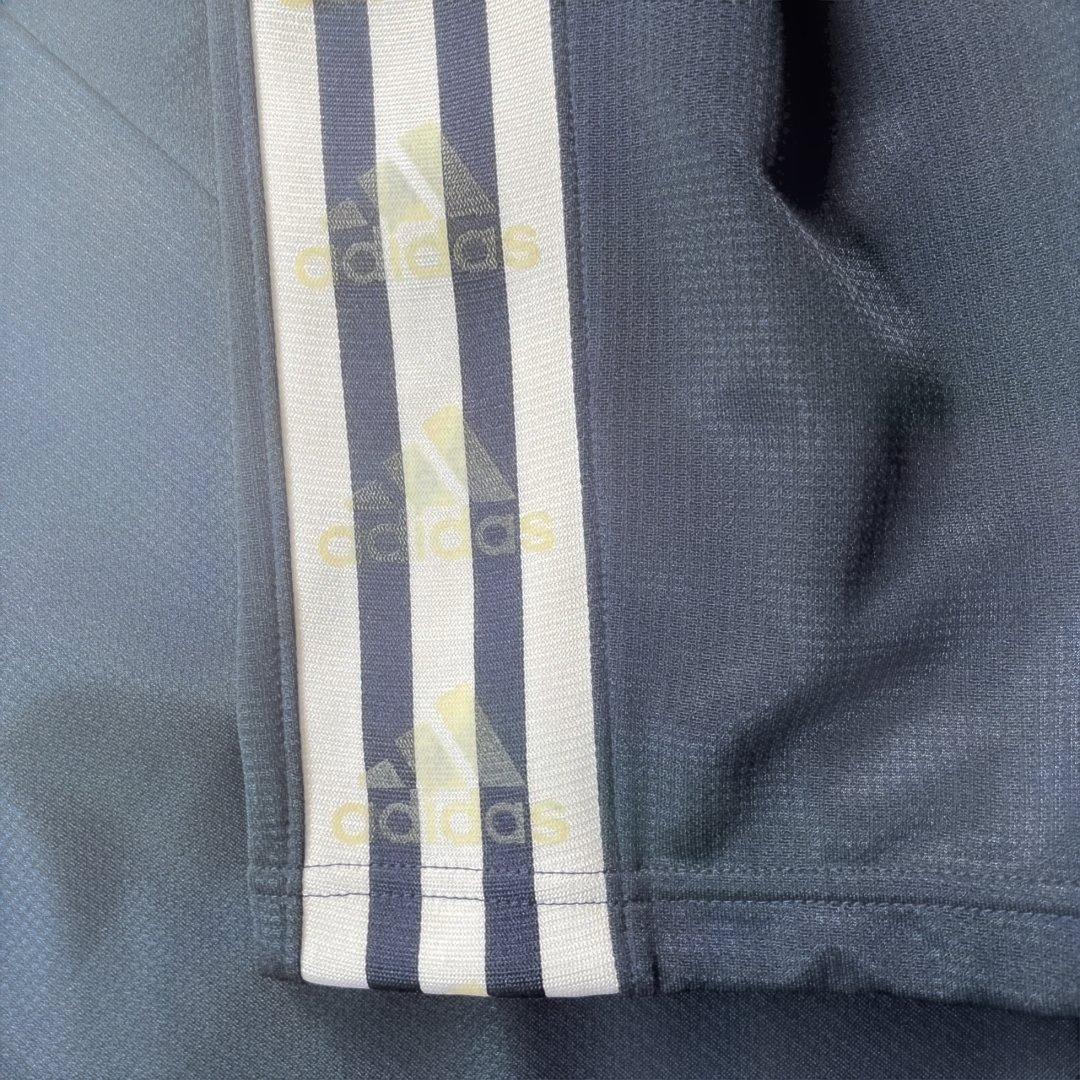 adidas ジャージ上下セット ダークネイビー/ホワイト