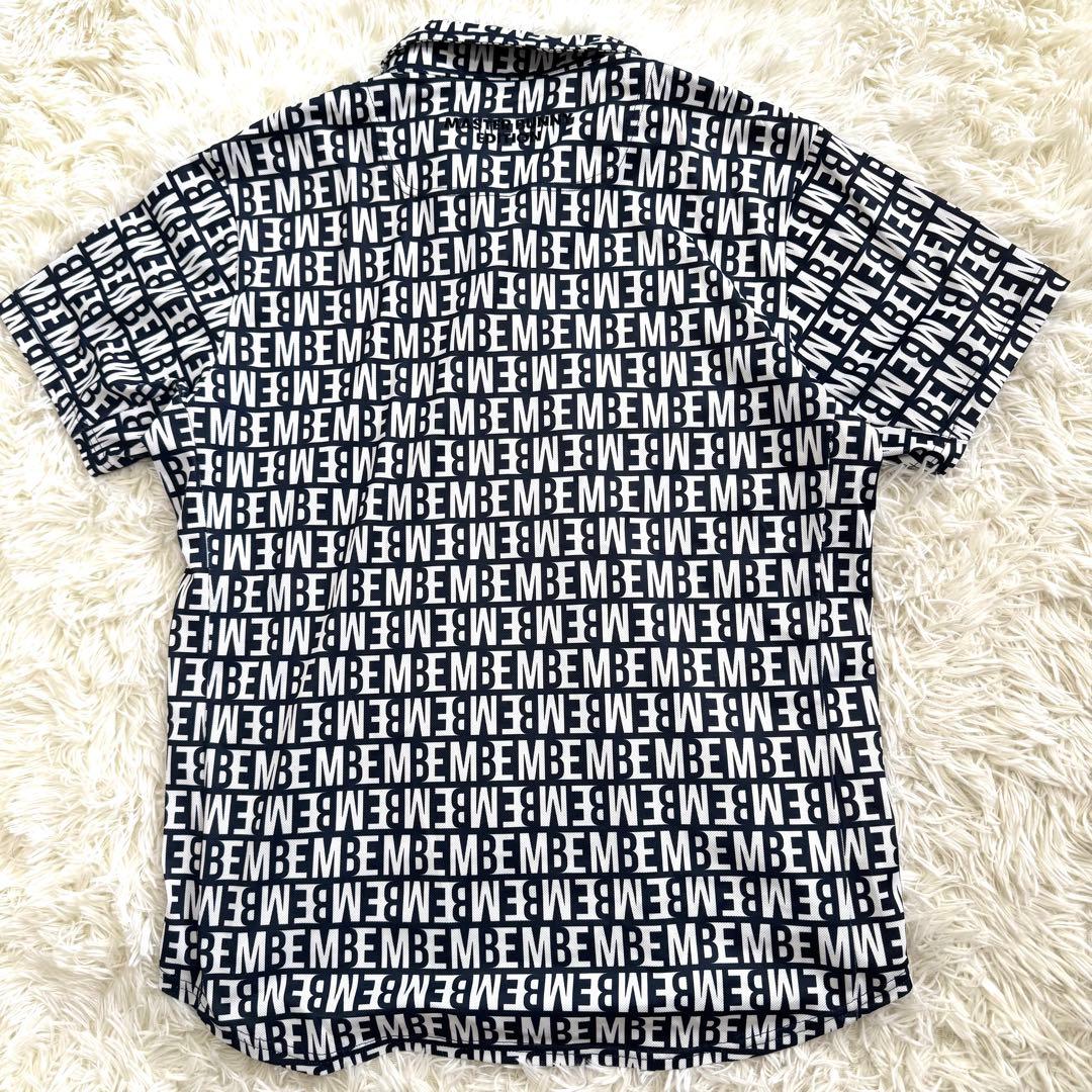 【新品同様】マスターバニーエディション　ロゴ刺繍　半袖ポロシャツ　XL ブラック