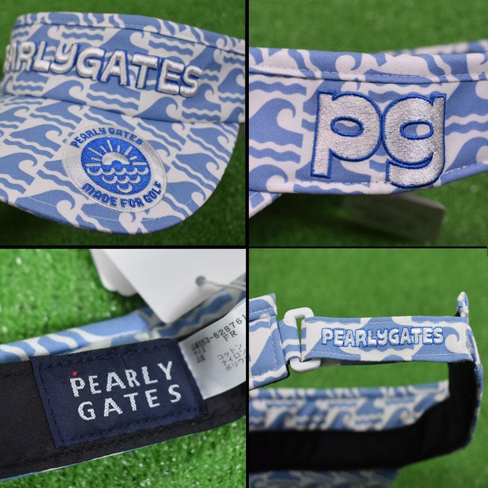 PEARLY GATES/パーリーゲイツ ゴルフ サンバイザー【サックス】新品！