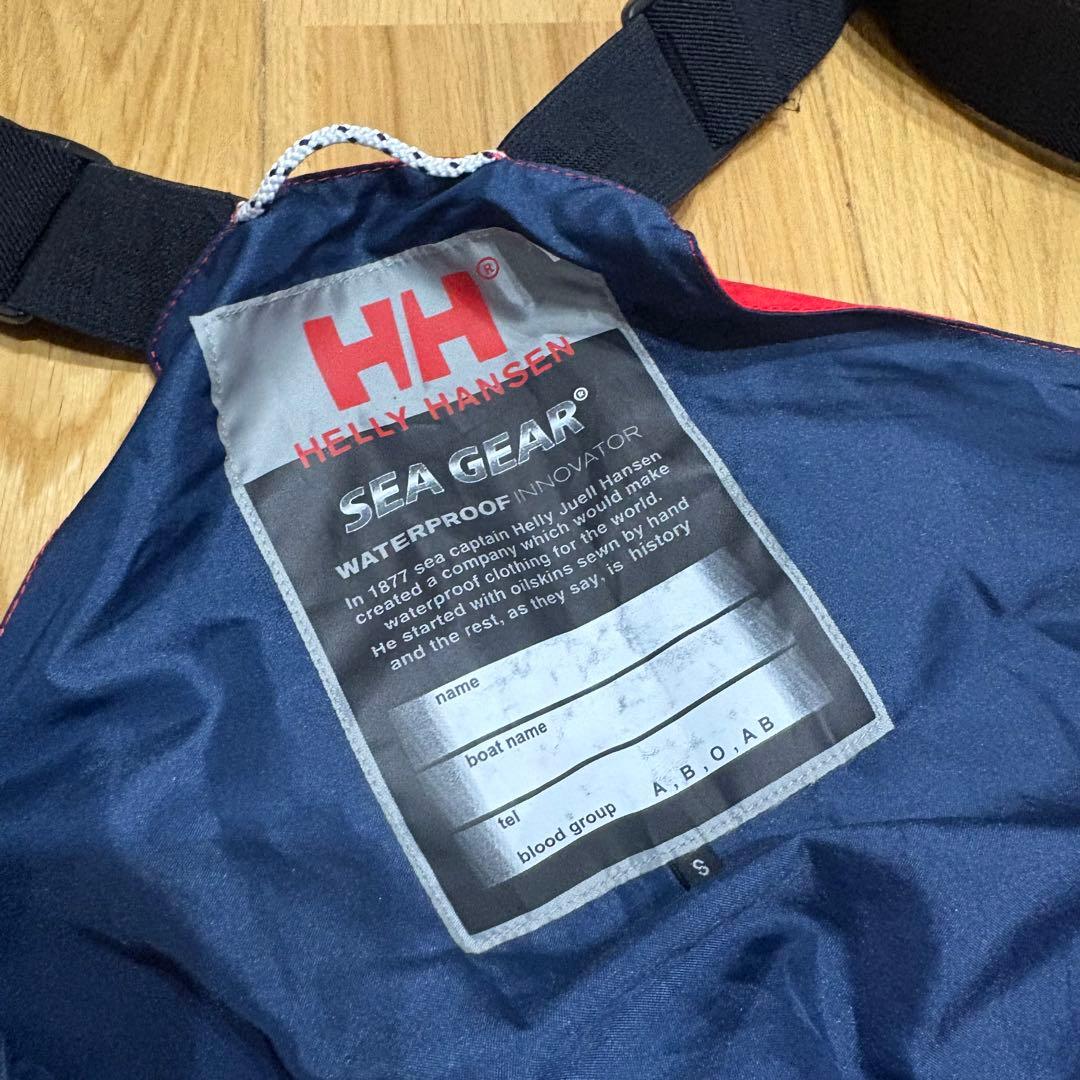 HELLY HANSEN ヘリーハンセン セイリングビブ Mサイズ レッド 防水