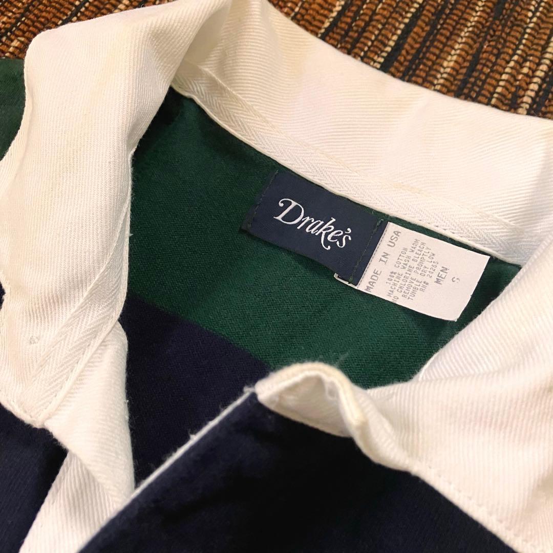 Drake's(ドレイクス) ラガーシャツ
