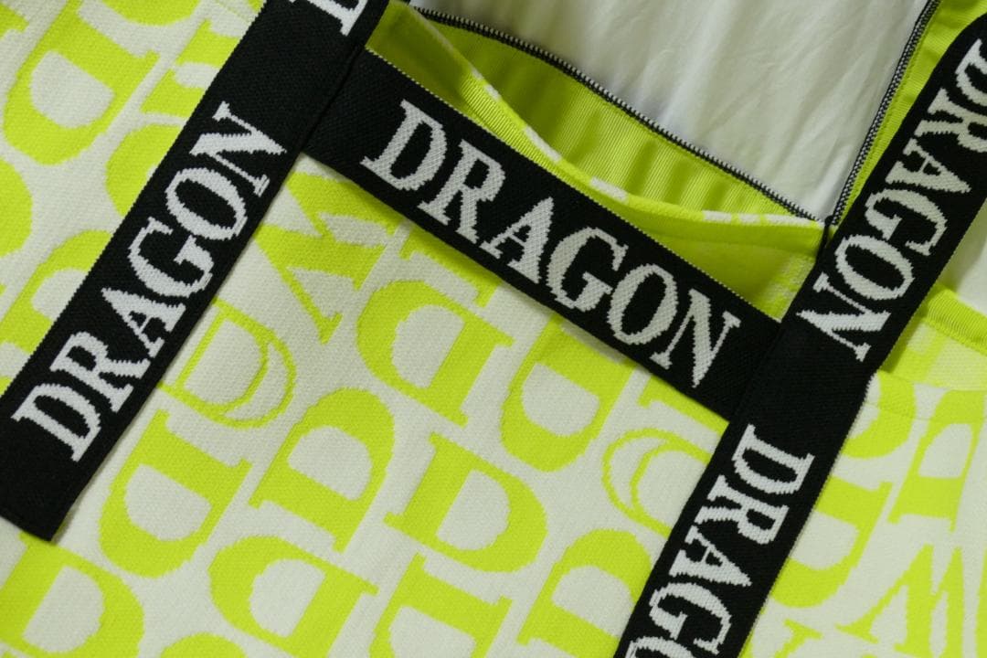 ★新品★ダンスウィズドラゴン★ニット素材トートバッグ★YE