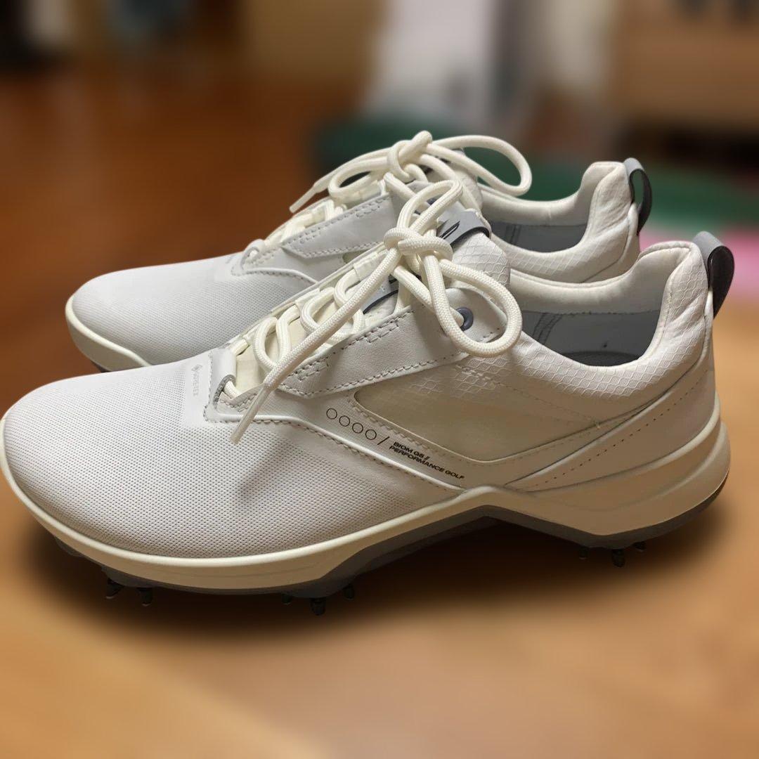 ECCO ホワイト ゴルフシューズ新品　未使用