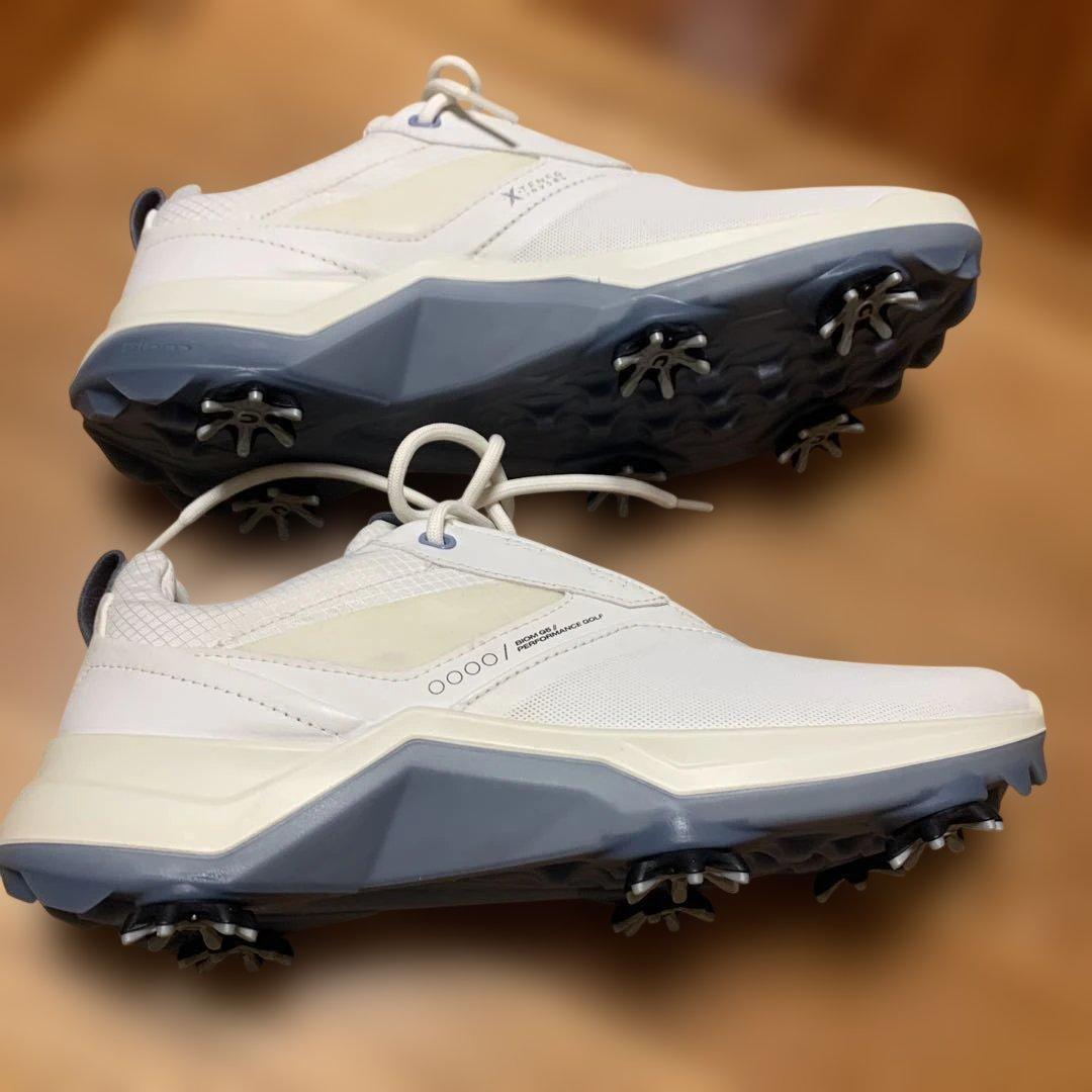 ECCO ホワイト ゴルフシューズ新品　未使用