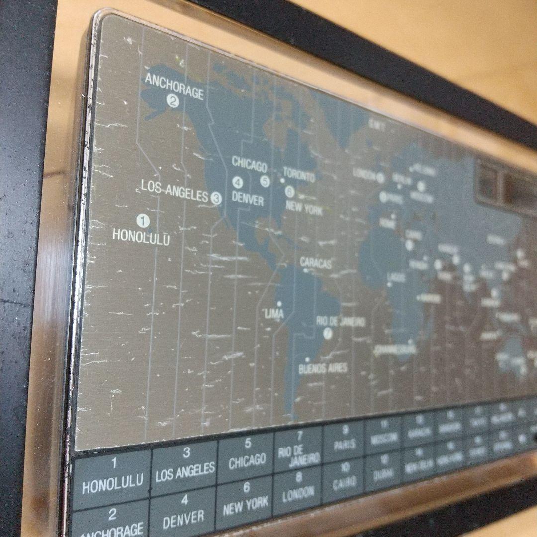 インテリア時計 SEIKO WORLD TIME VOICE ALARM