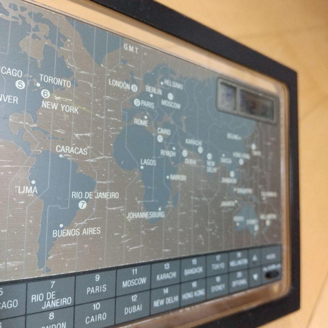 インテリア時計 SEIKO WORLD TIME VOICE ALARM