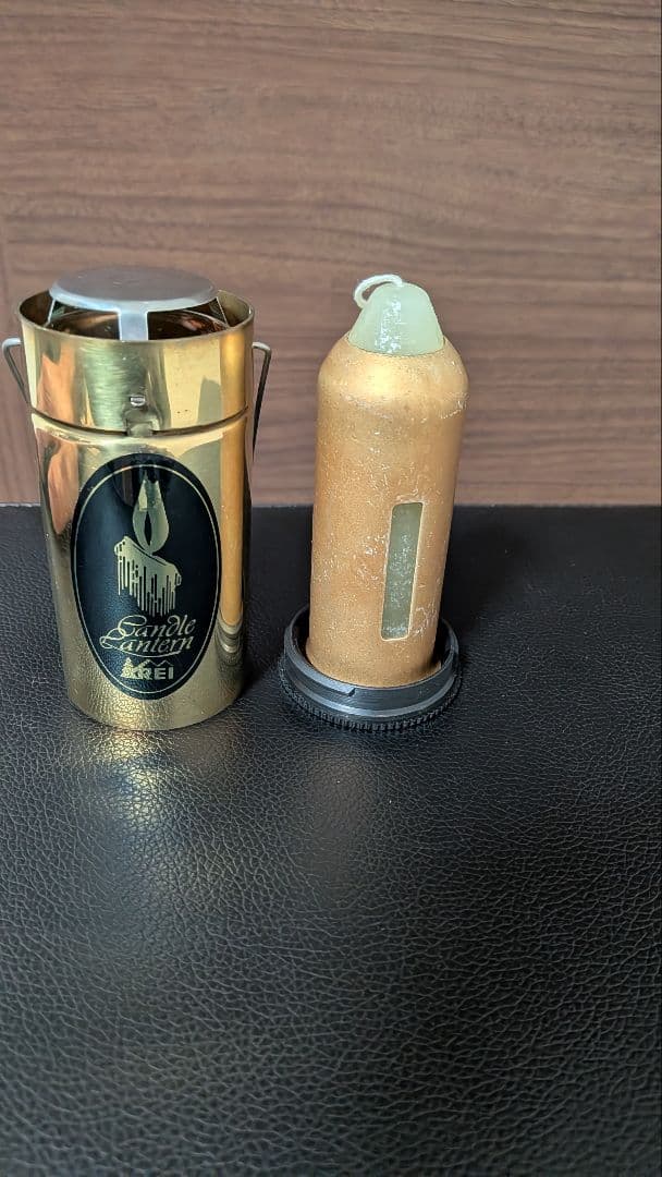 未使用 レア 初期型 REI 真鍮製 キャンドルランタン