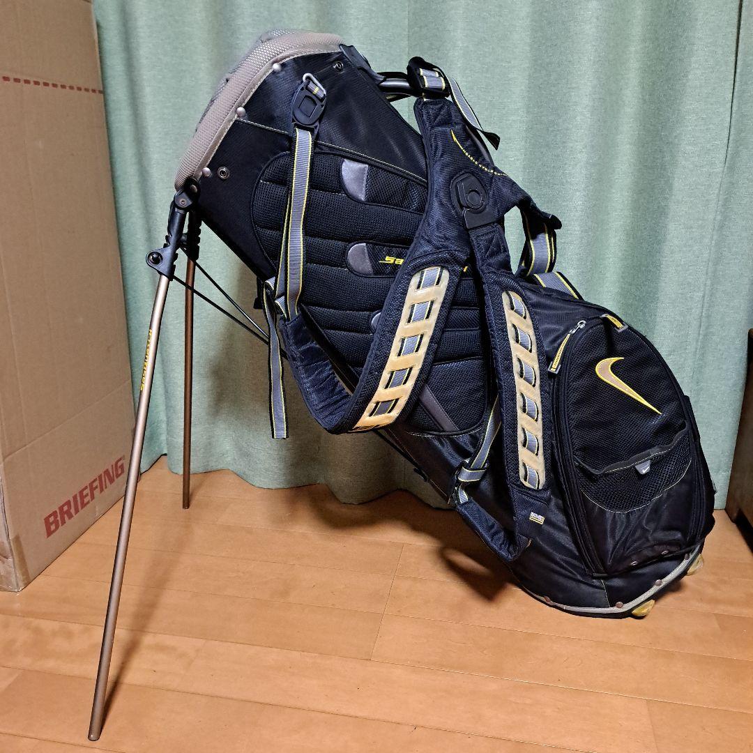 ナイキ キャディバッグスタンド付き 希少14分割。ミズノ58度オマケ付き。