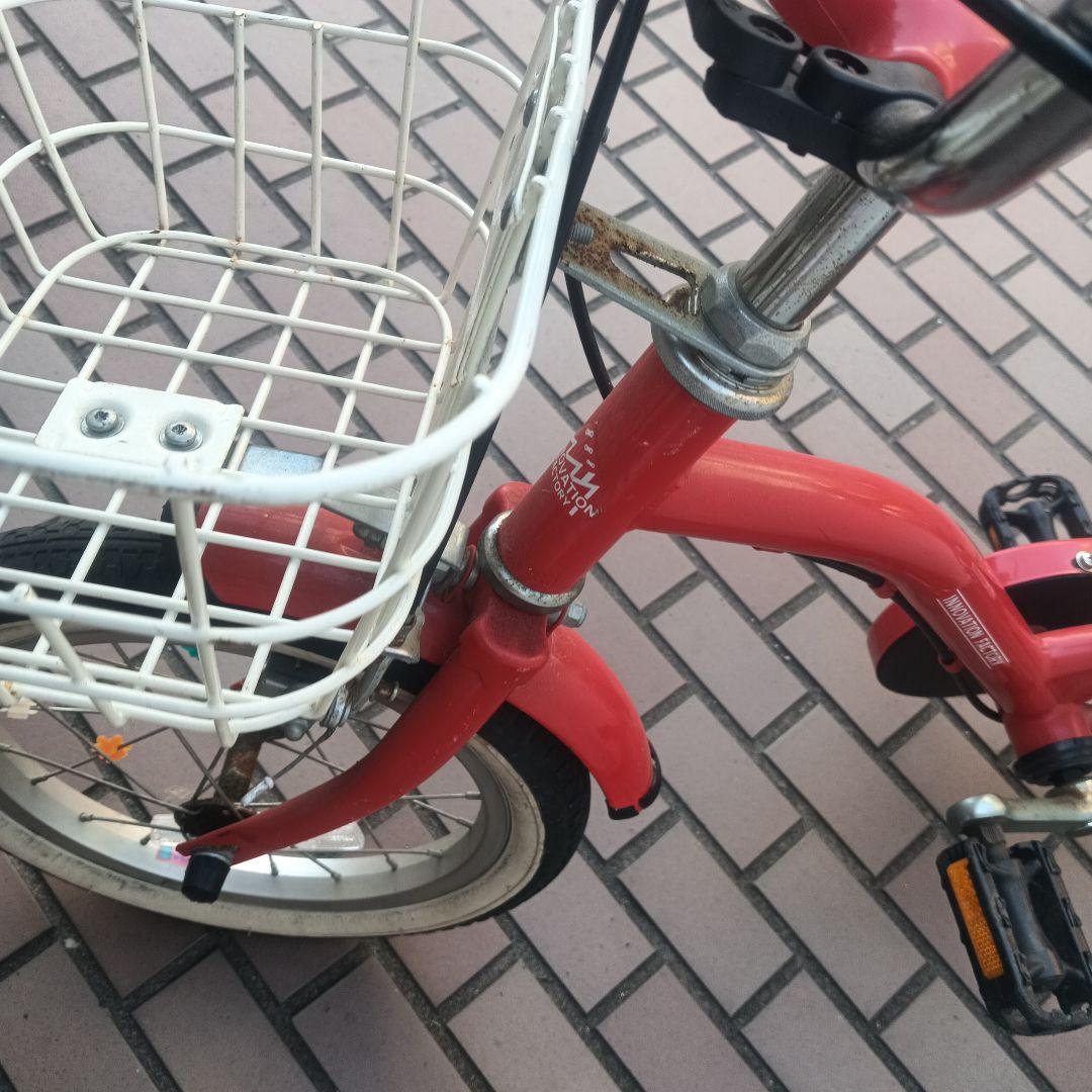 アサヒ自転車　補助輪つき　14インチ