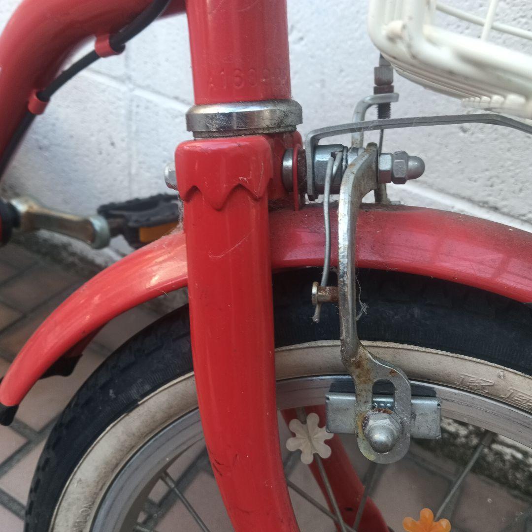 アサヒ自転車　補助輪つき　14インチ