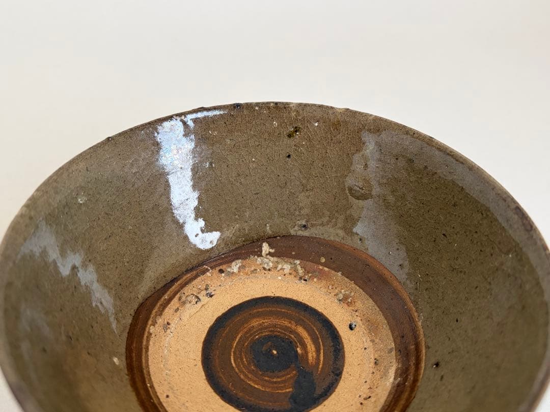 18世紀 壺屋焼 飴釉碗 マカイ 茶碗 琉球 湧田焼 古陶 骨董 古美術 茶道具
