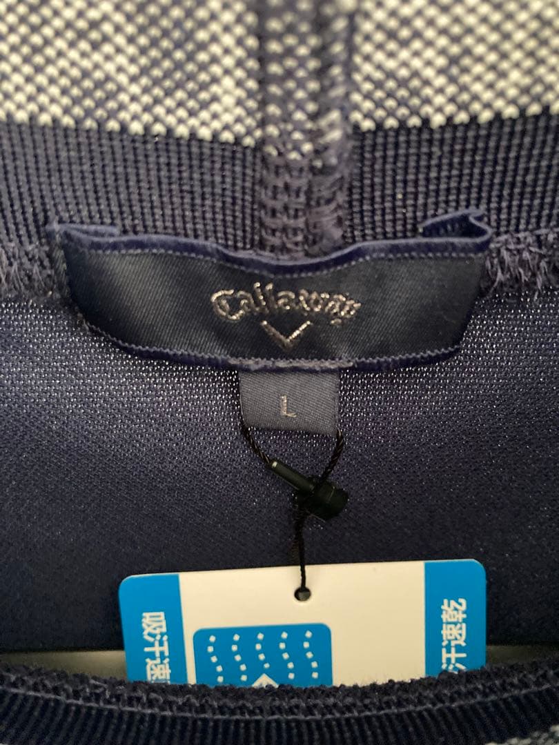 CALLAWAY ネイビー ハイネックシャツ（新品未使用タグ付）