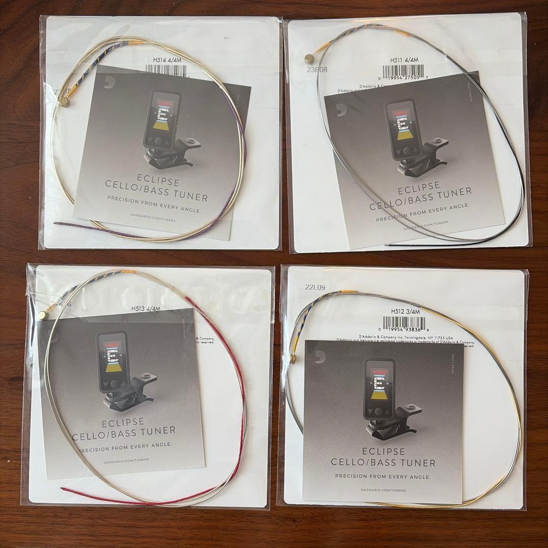 新品チェロ弦■ヘリコア４弦セット■Helicore■A,D,G,C■タダリオ社