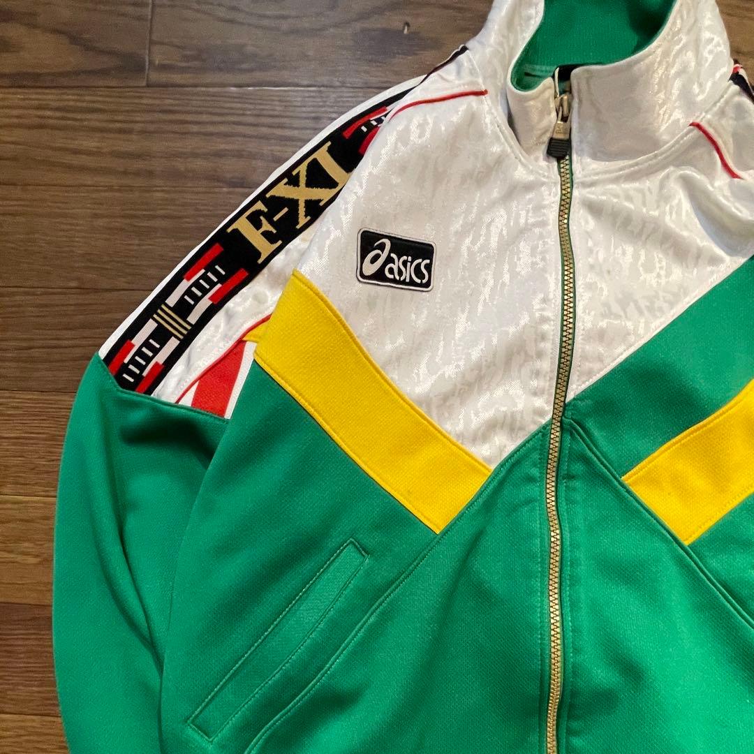90's asics アシックス　F-XI ジャージ　セットアップ　Oサイズ