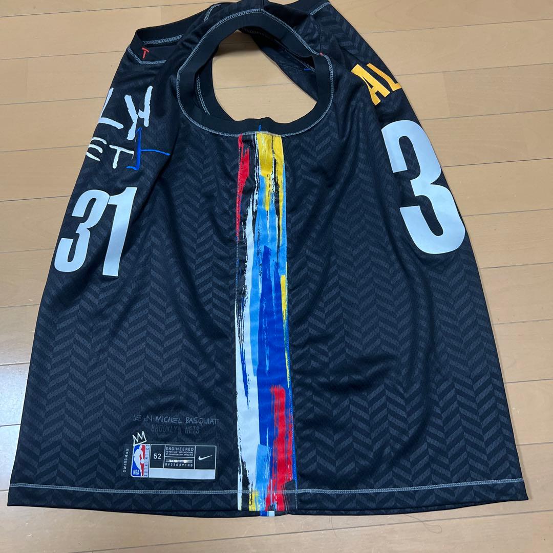ブルックリン ネッツ ジャージ バスキア ジャレット・アレン NBA Nike