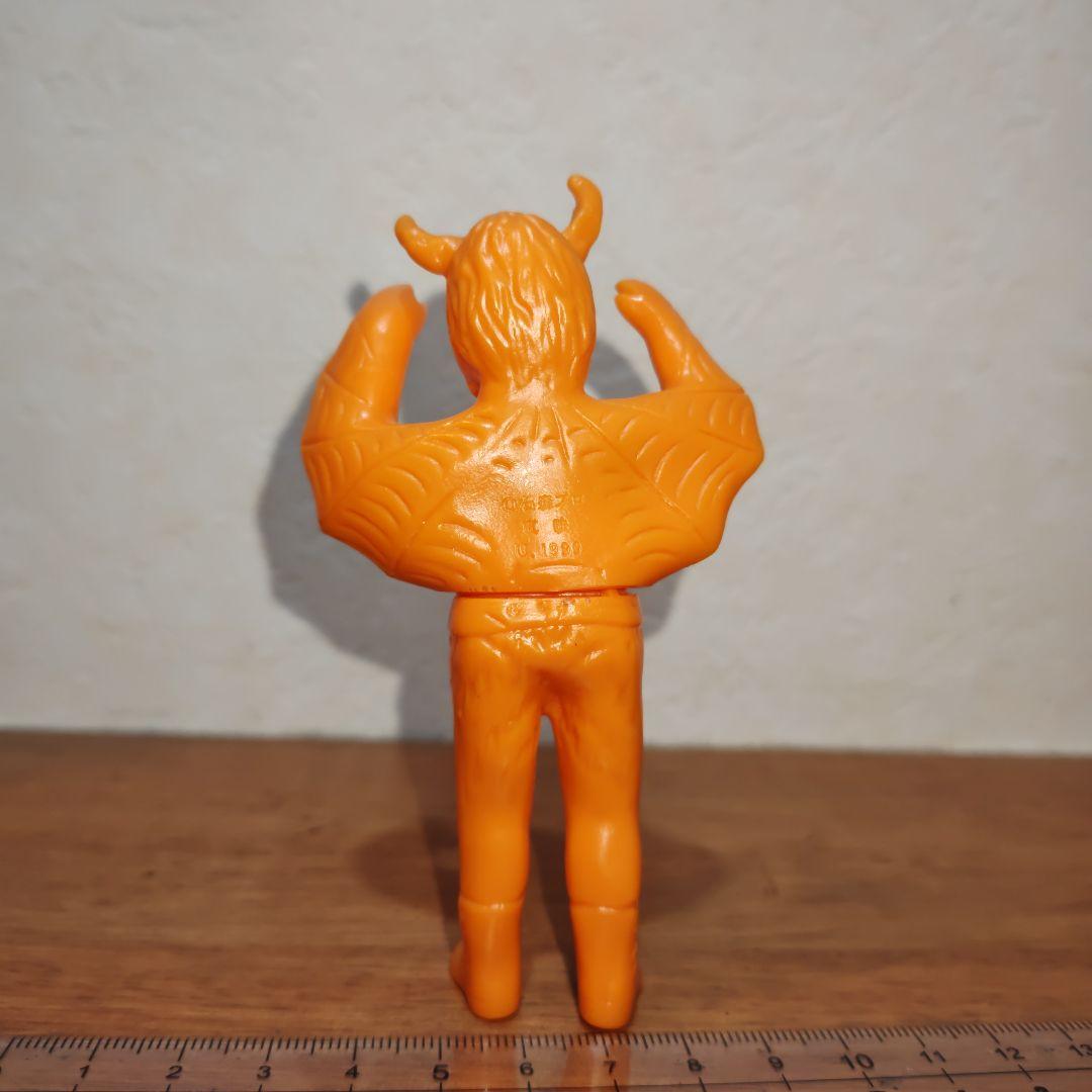 昭和年代当時物 ユニファイブ製刻印 仮面ライダー 【蜘蛛男】ミニソフビ☆希少品☆