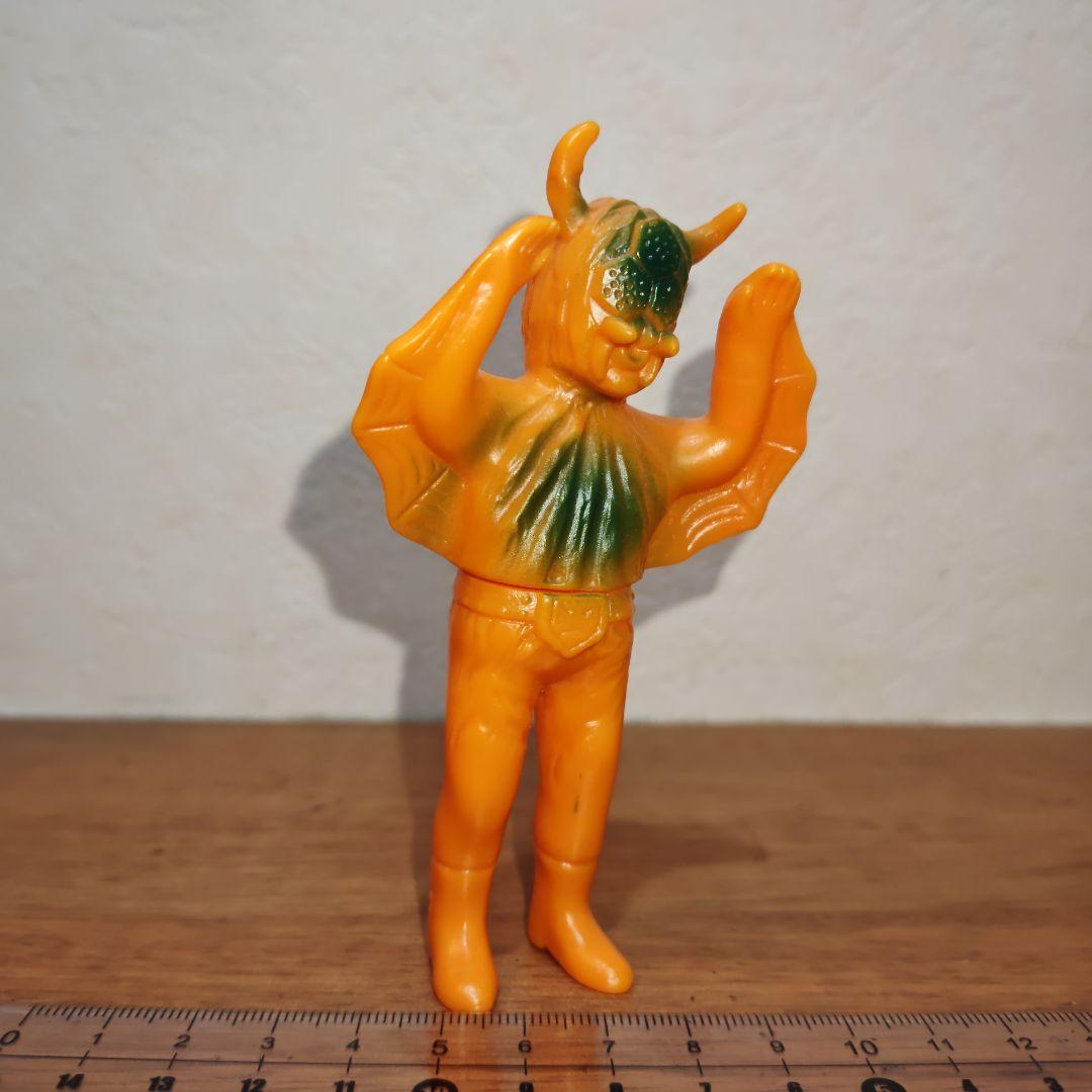 昭和年代当時物 ユニファイブ製刻印 仮面ライダー 【蜘蛛男】ミニソフビ☆希少品☆