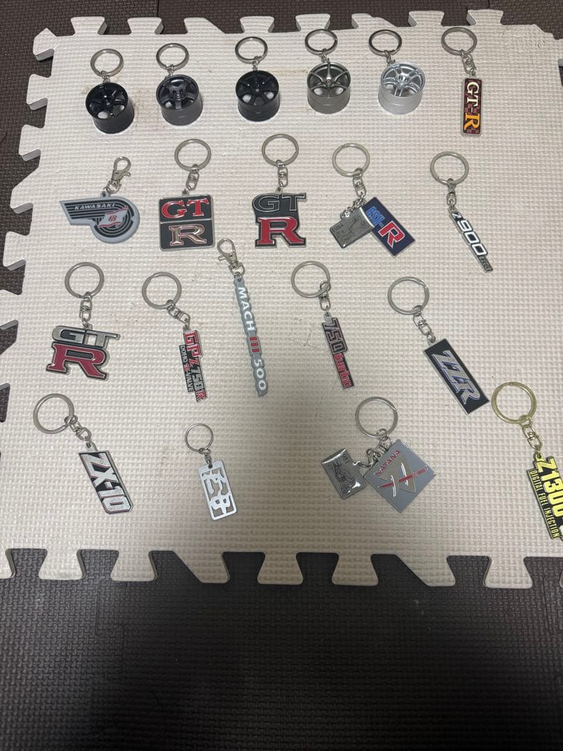 GT-R・ZXR・MATCH 500 キーホルダー21セット