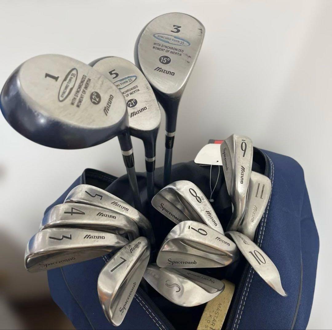 MIZUNOクラブセット　le coq sportifバッグ　中古　メンズ