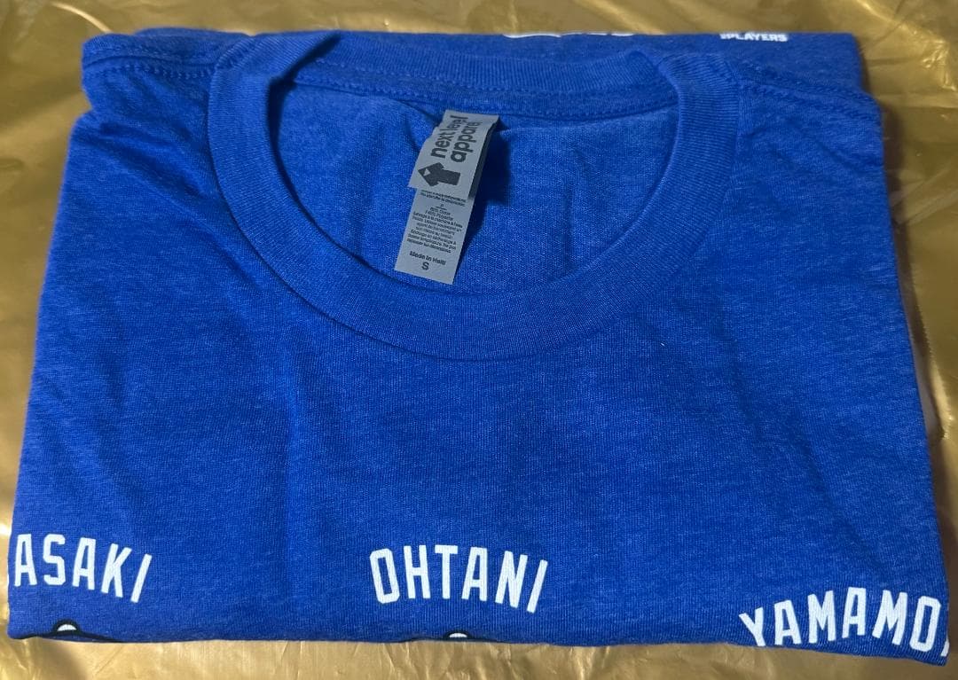大谷・山本・佐々木 ドジャース 3 TOMODACHI Tシャツ ROTO社 S