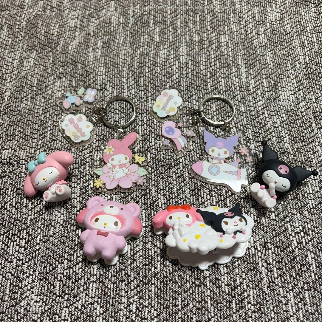 Sanrio マイメロ クロミ　マスコット　キーホルダー　セット