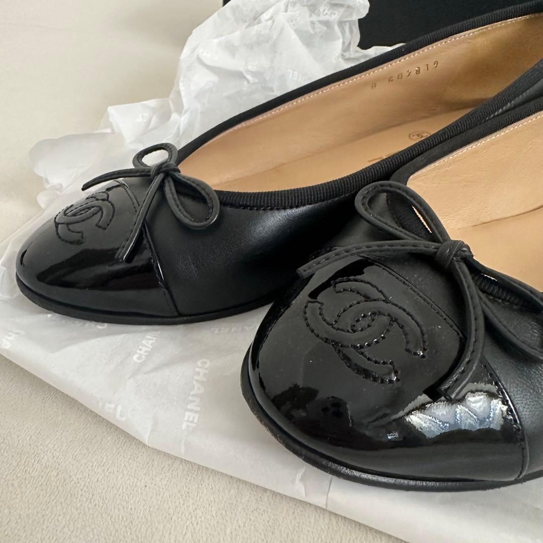 【美品】CHANEL バレリーナ　ブラック