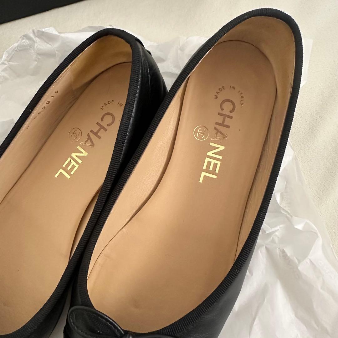 【美品】CHANEL バレリーナ　ブラック