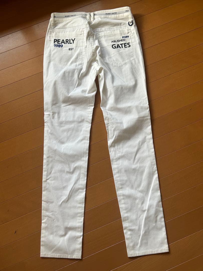 PEARLY GATES ホワイトパンツ　ゴルフパンツ