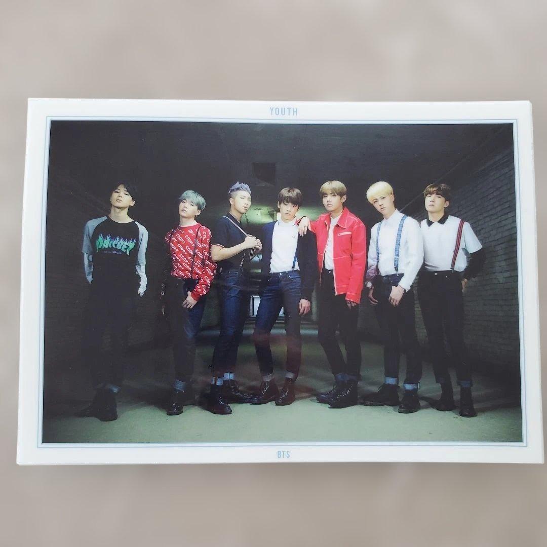 BTS 防弾少年団 youth クリアポスター　ジョングク　オール