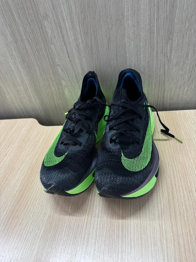 Nike AIR Zoom ブラック/グリーン 初代アルファフライNEXT%FK
