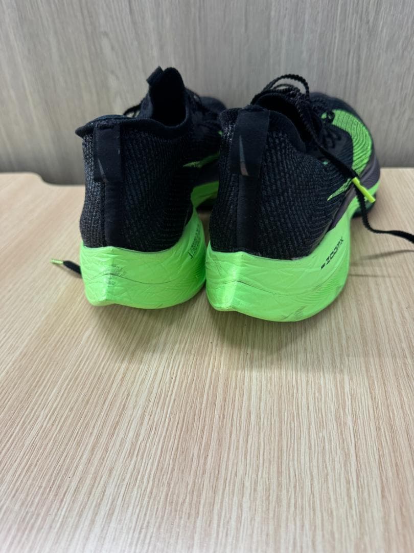 Nike AIR Zoom ブラック/グリーン 初代アルファフライNEXT%FK