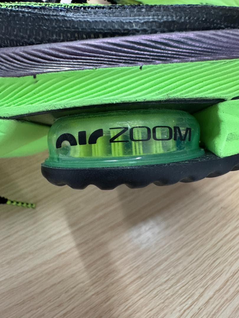 Nike AIR Zoom ブラック/グリーン 初代アルファフライNEXT%FK