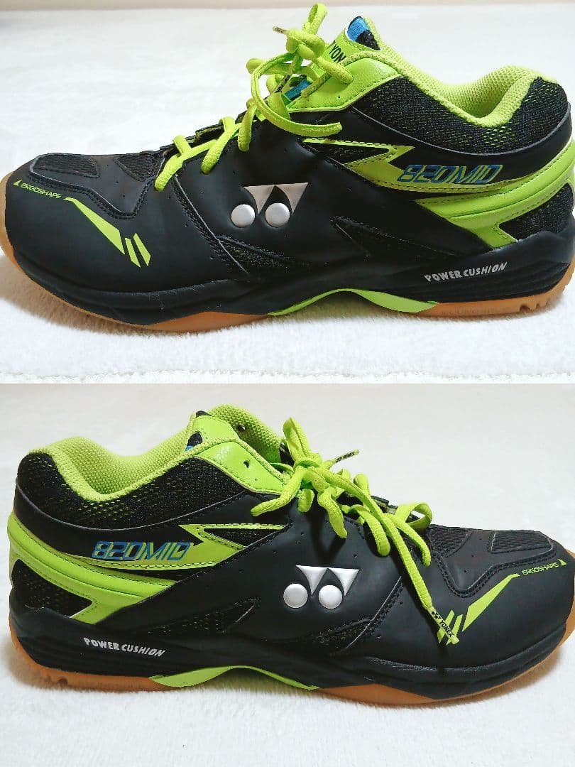 美品　ヨネックス　YONEX　パワークッション　820MID 28cm シューズ