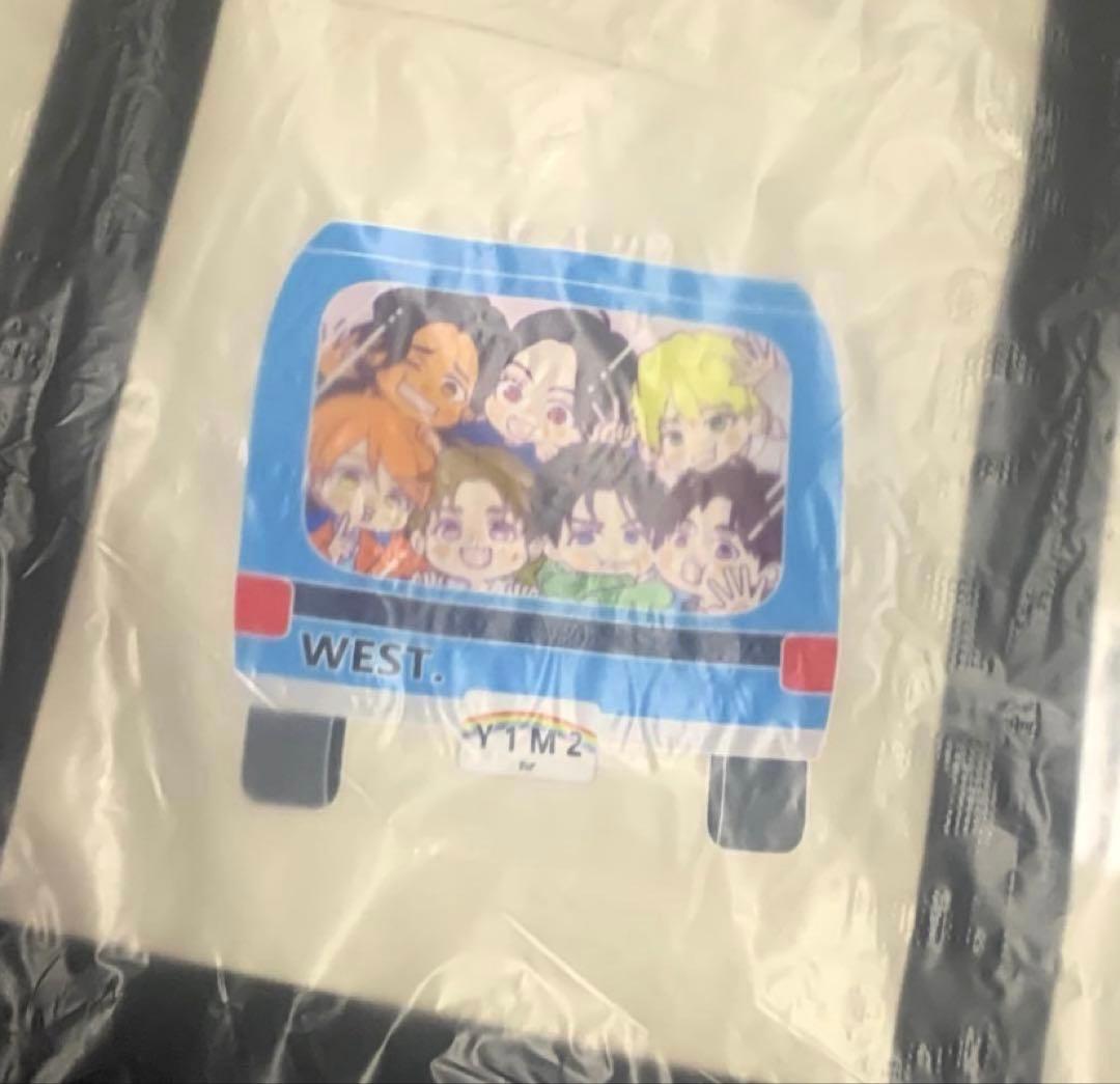 WEST. 唯一無二 バックカープリントビッグバッグ ツアーバッグ