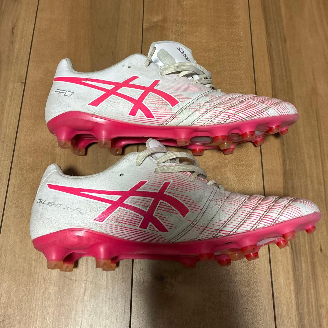 ASICS LIGHT X-FLY サッカーシューズ ホワイト/ピンク