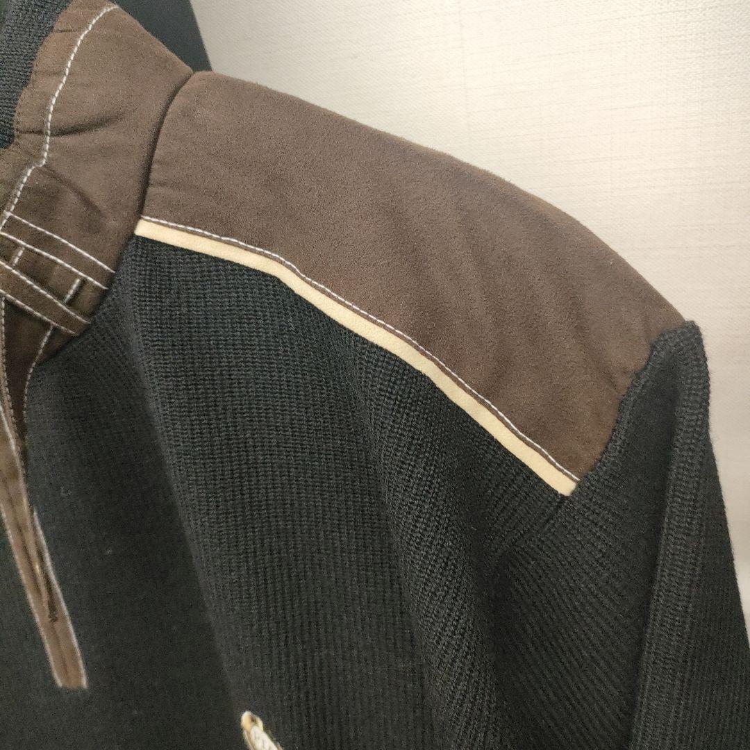 ☆20%割引☆PIA SPORTS　ハーフジップ セーター 黒　L