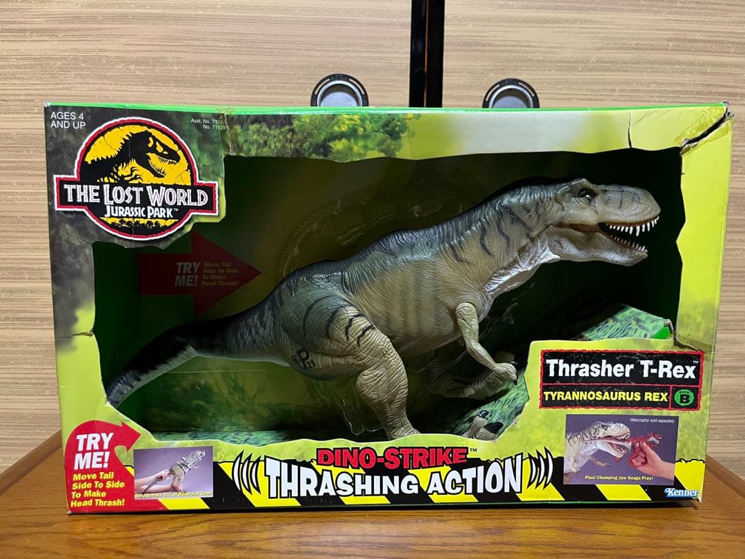 ロストワールド•ジュラシックパークケナー製 ブルT-REXスラッシャーT-REX
