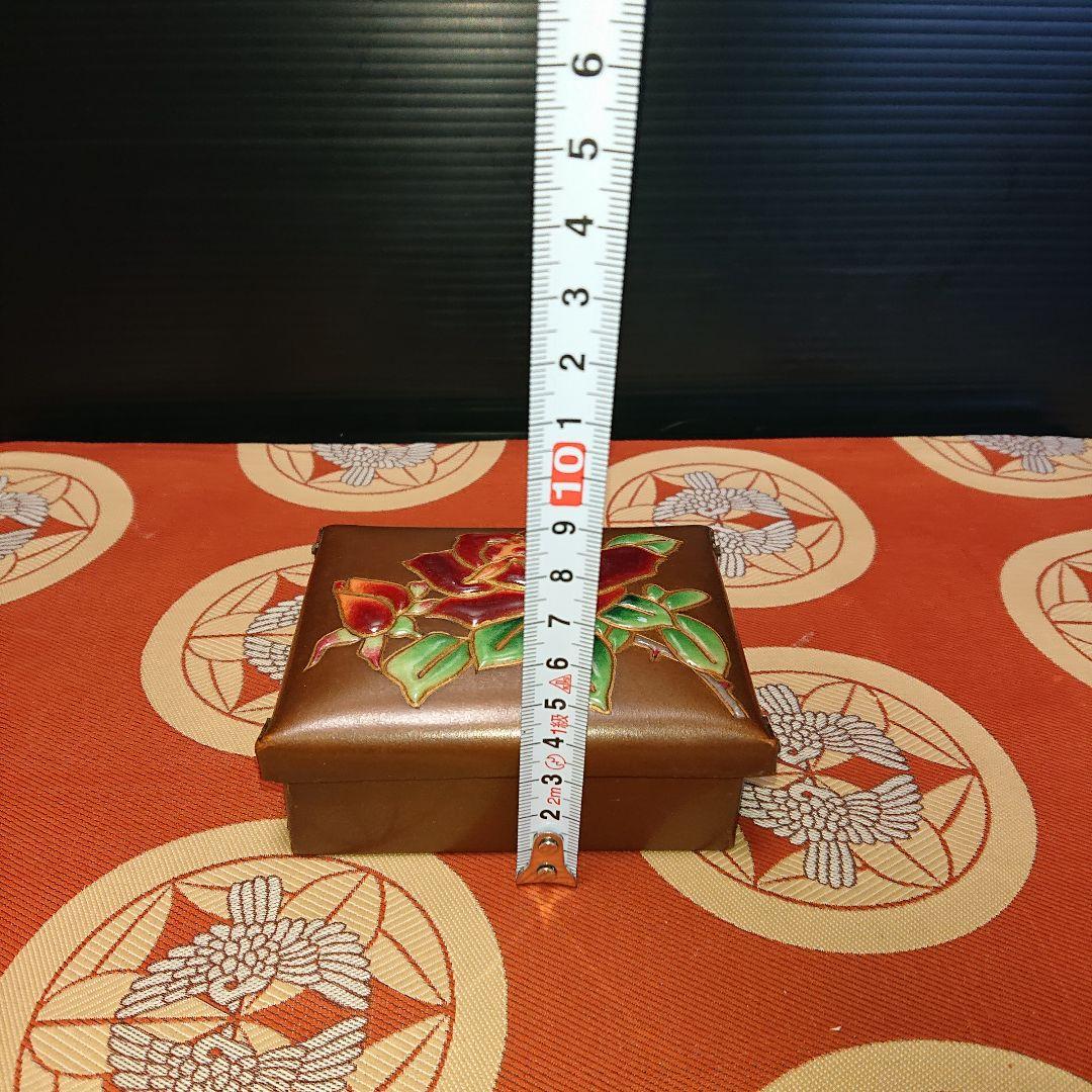安藤七宝小物入れ、薔薇細工