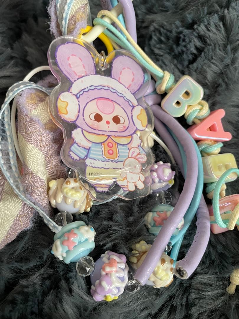 最終価格【BabyThree】 恋のチェーンタイムキーホルダー・４点セット