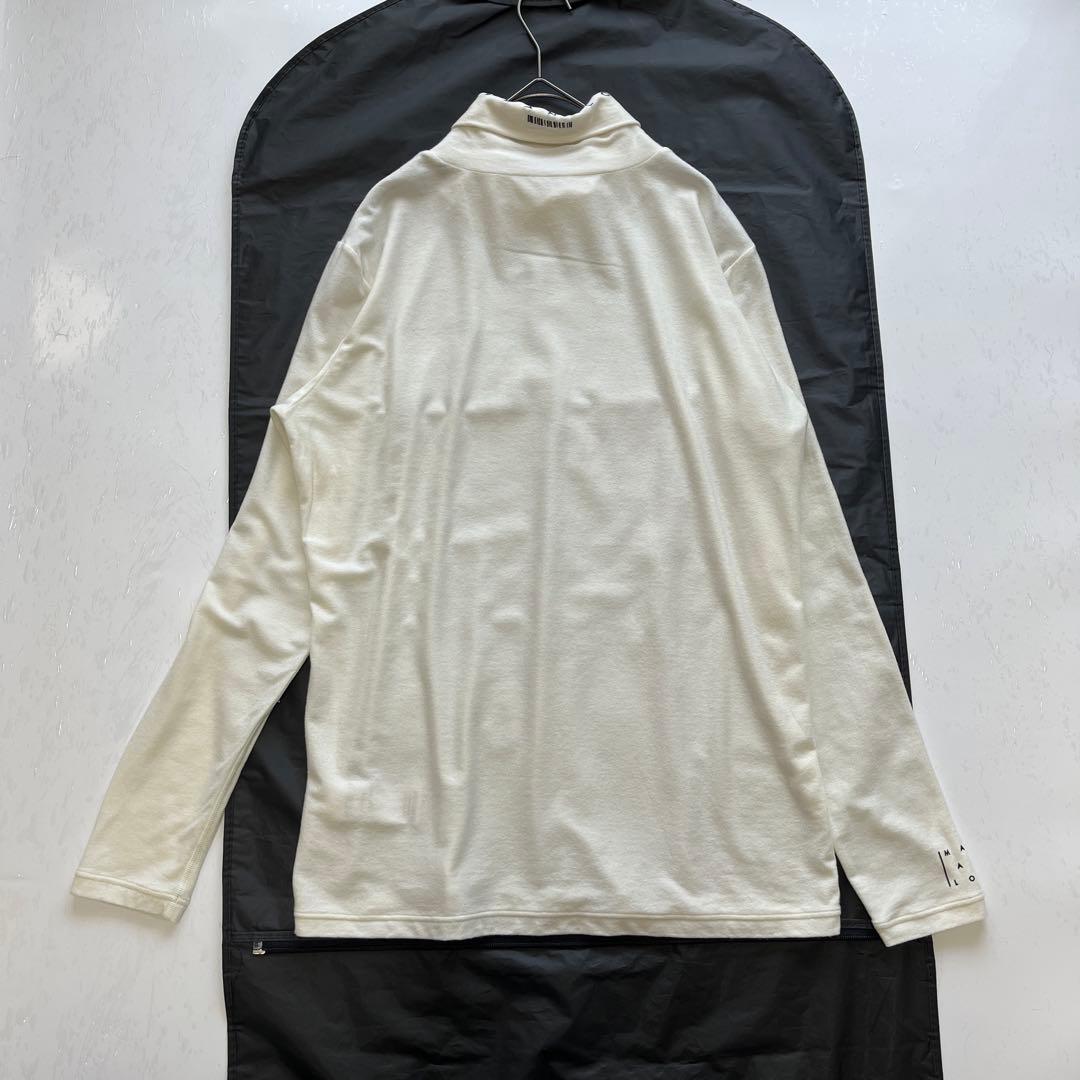 マークアンドロナ　XL 近年　タートルネックカットソー　ロゴ