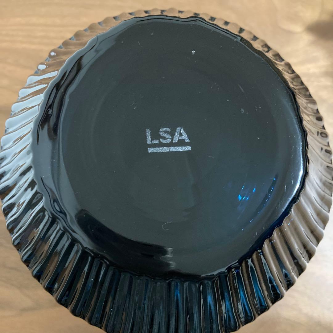 LSA International ダークブルー花瓶