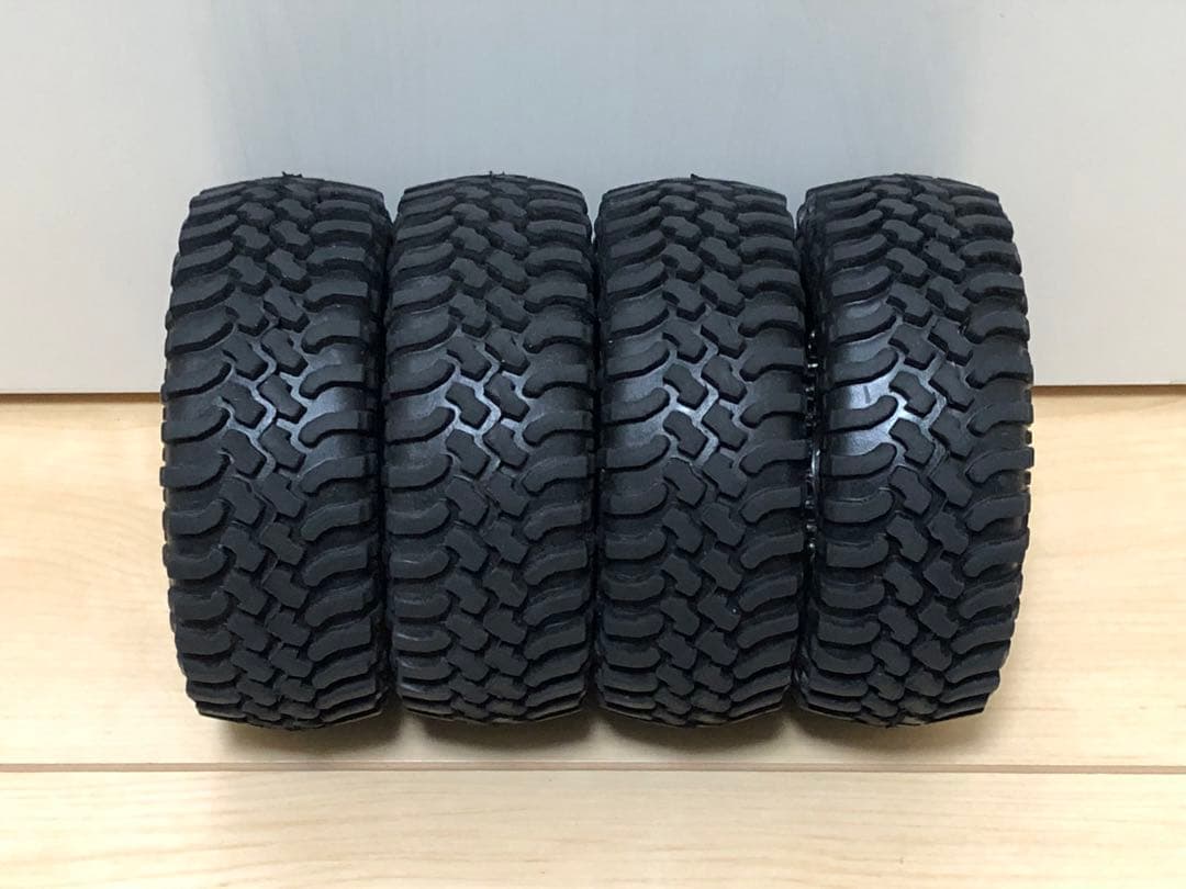 【ハイグリップ】RC4WD／BOOMRACING 1.9\"クローラータイヤ 8本
