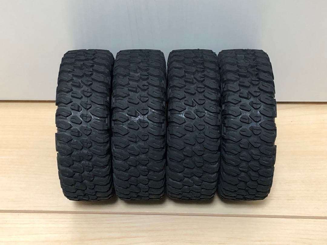 【ハイグリップ】RC4WD／BOOMRACING 1.9\"クローラータイヤ 8本
