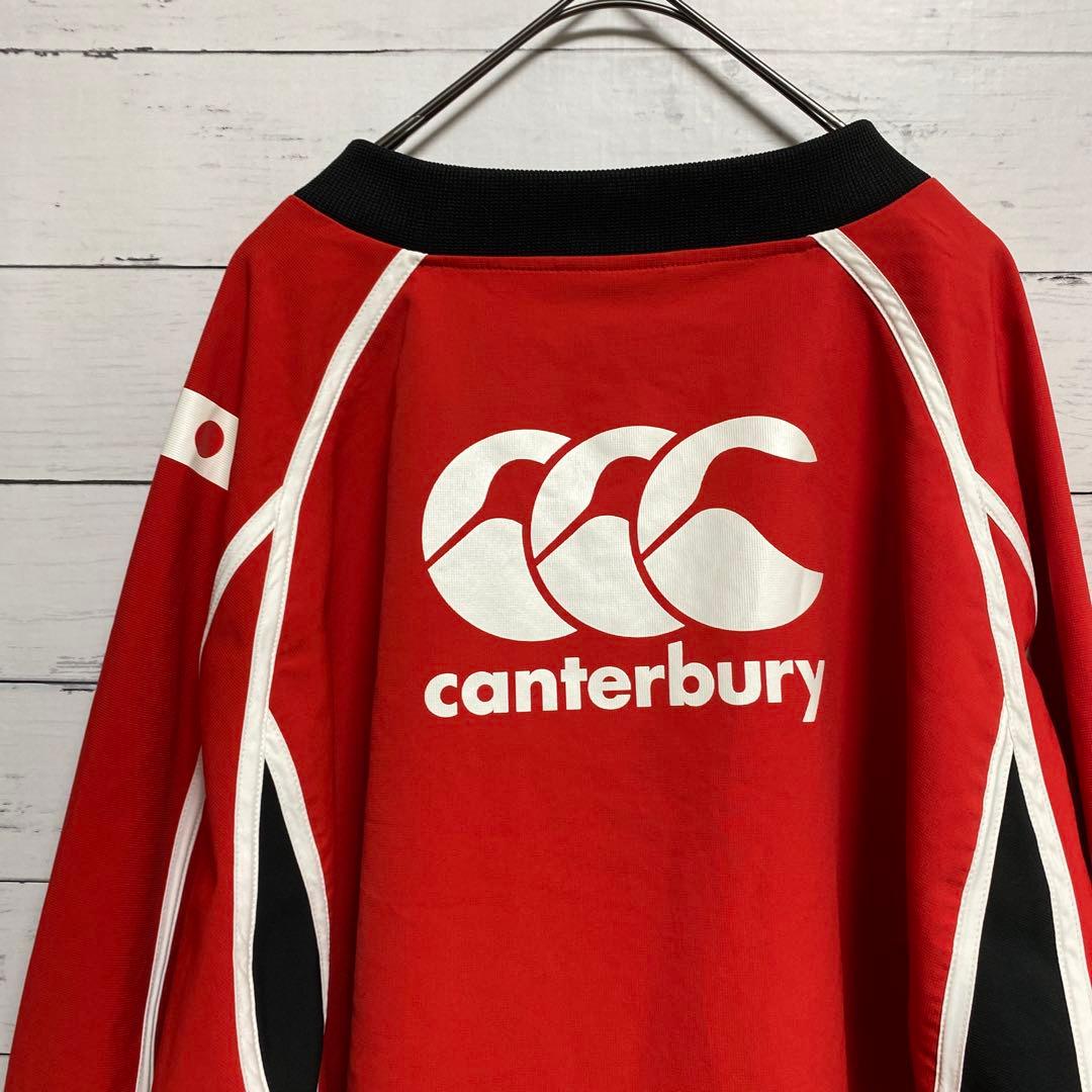 桜吹雪 canterburyカンタベリー ラグビー日本代表 プルオーバー