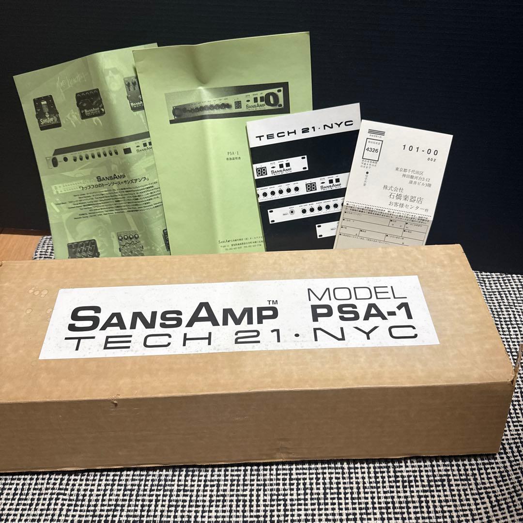 【ジャンク品・通電×】 TECH21 SANSAMP PSA-1