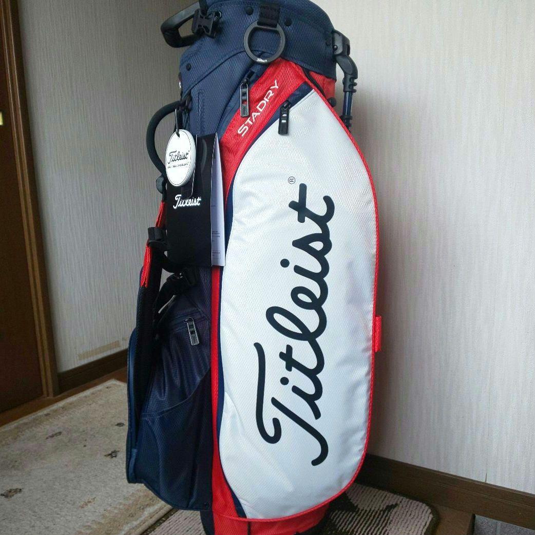 Titleist キャディバッグ (スタンドタイプ) ネイビー/レッド